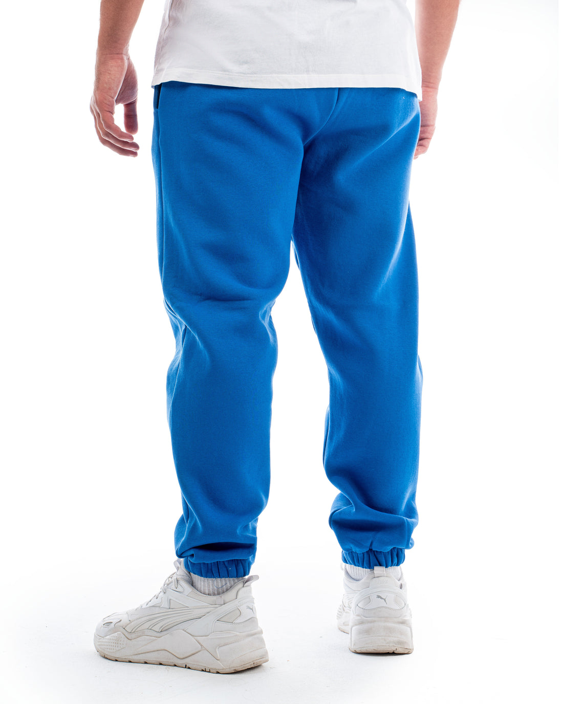 BLUE LOOSE-FIT SWEATPANTS