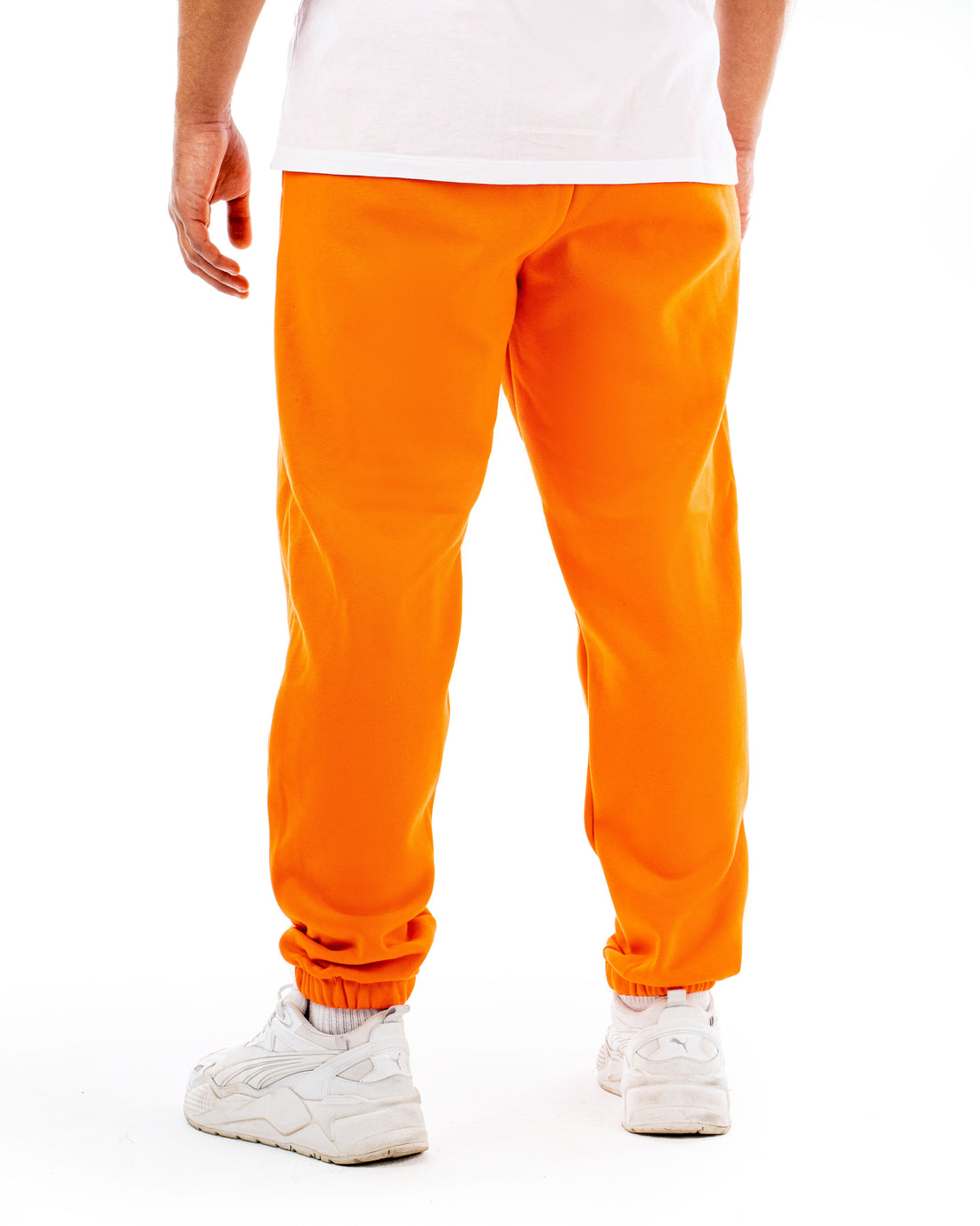 PAPAYA ORANGE LOOSE-FIT SWEATPANTS