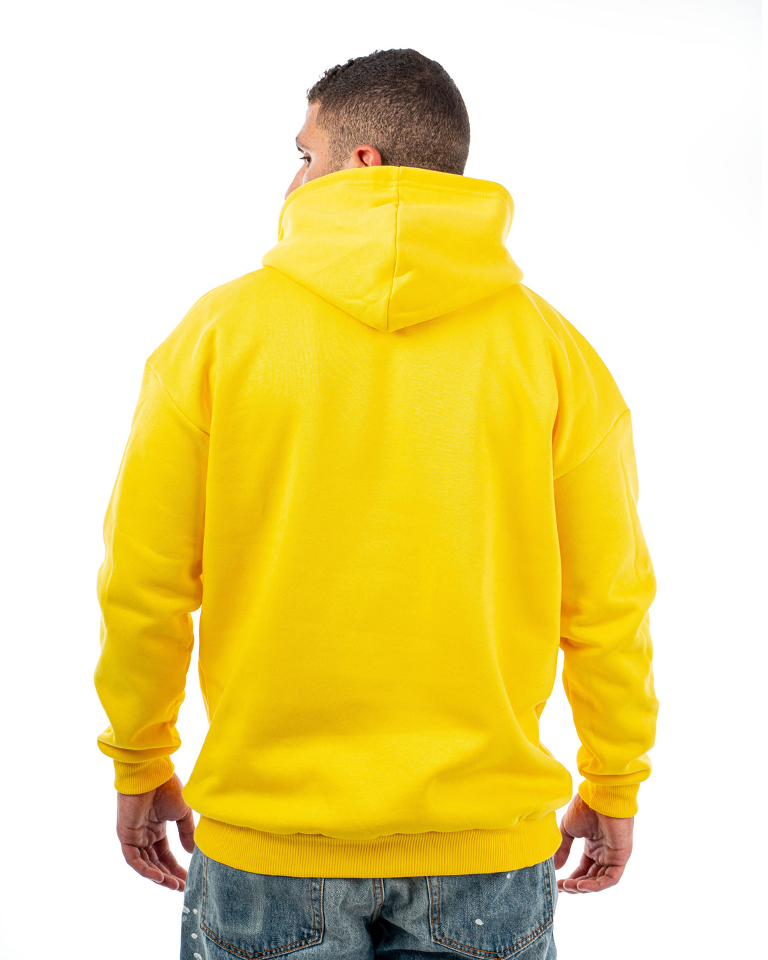 YELLOW LOOSE-FIT HOODIE