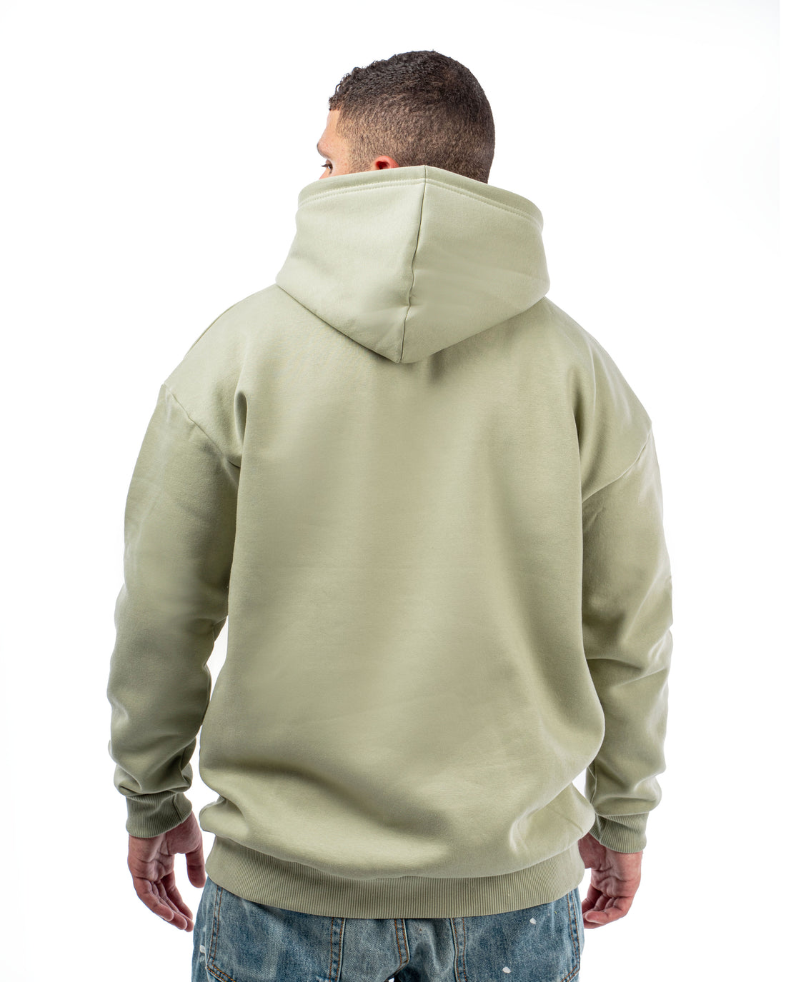 PISTACHIO LOOSE-FIT HOODIE