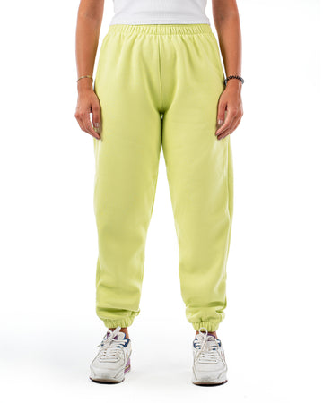 LIME GREEN LOOSE-FIT SWEATPANTS