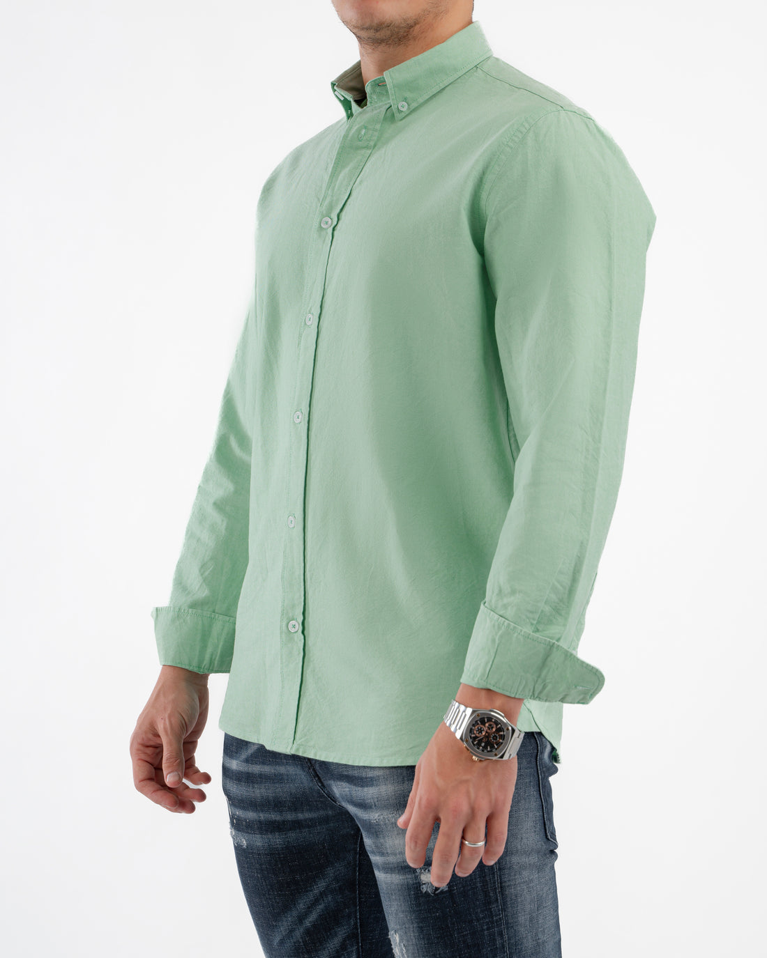 MINT GREEN OXFORD SHIRT