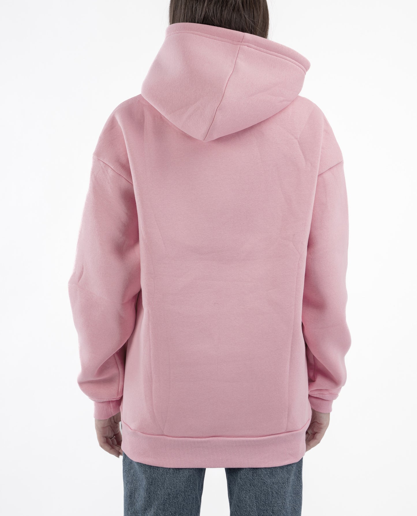 LIGHT PINK OVER-SIZED HOODIE