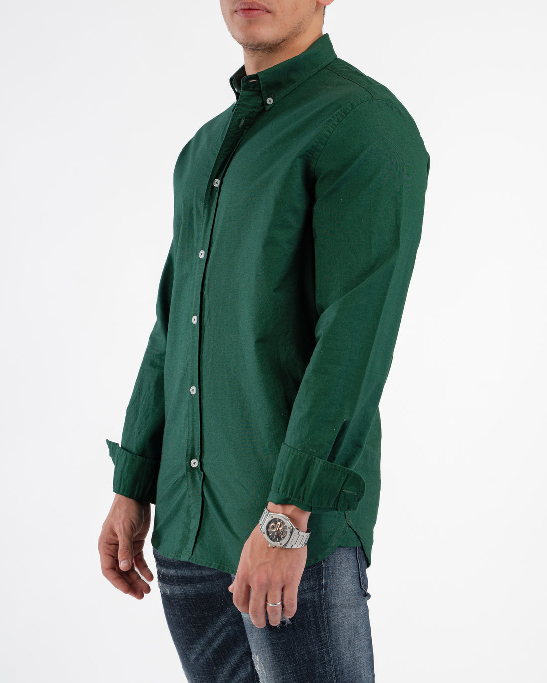 GREEN OXFORD SHIRT