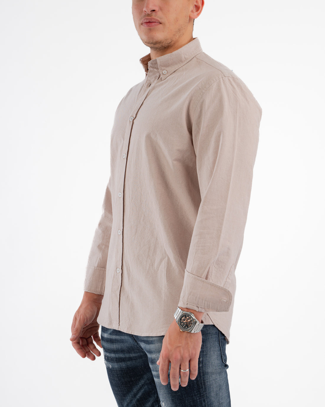 BEIGE OXFORD SHIRT