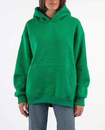 GREEN OVER-SIZED HOODIE