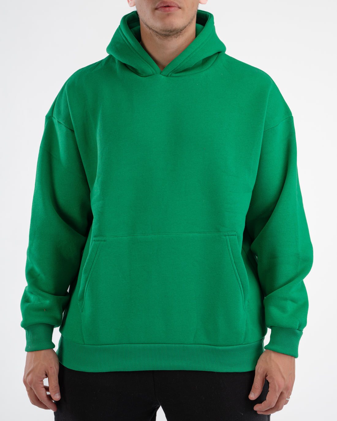 GREEN OVER-SIZED HOODIE