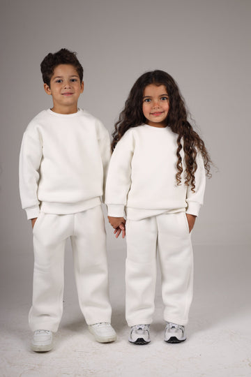 OFF WHITE LITTLE ONES BOXY-FIT CREWNECK