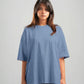 LIGHT NAVY OVERSIZED T-SHIRT