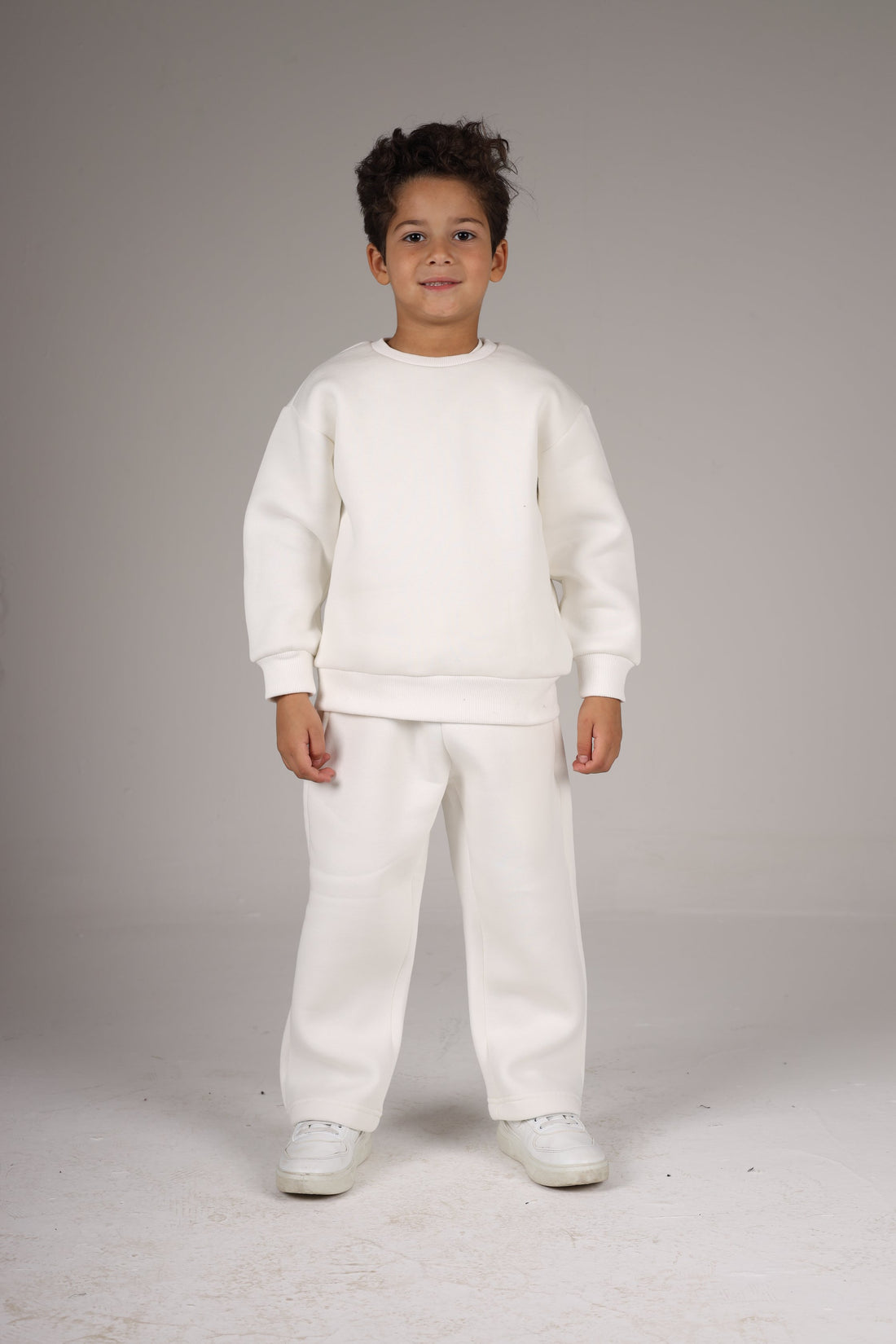 OFF WHITE LITTLE ONES BOXY-FIT CREWNECK