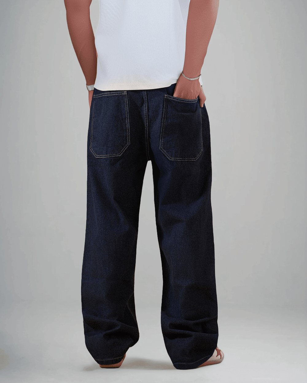 MEN'S RAW DENIM PANTS