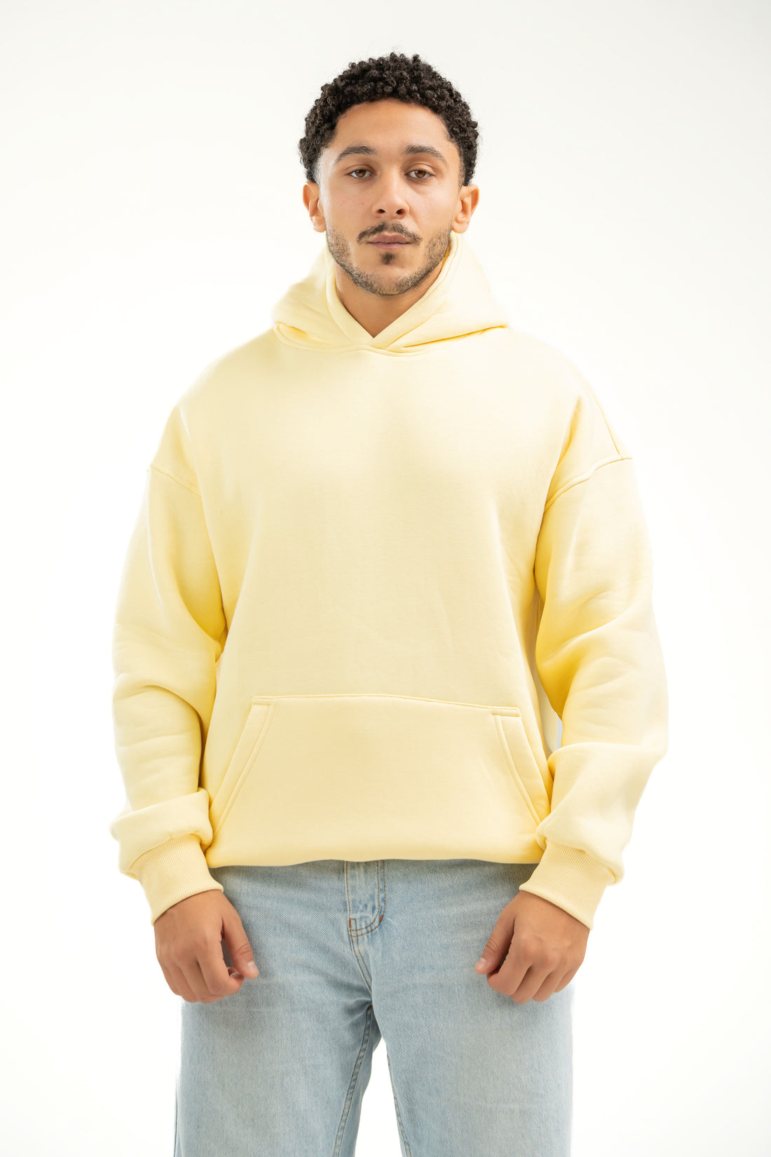 BUTTERMILK YELLOW OVERSIZED HOODIE