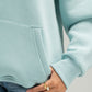 AQUA OVER-SIZED HOODIE