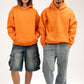 ORANGE OVER-SIZED HOODIE