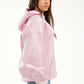 LIGHT PINK OVER-SIZED HOODIE