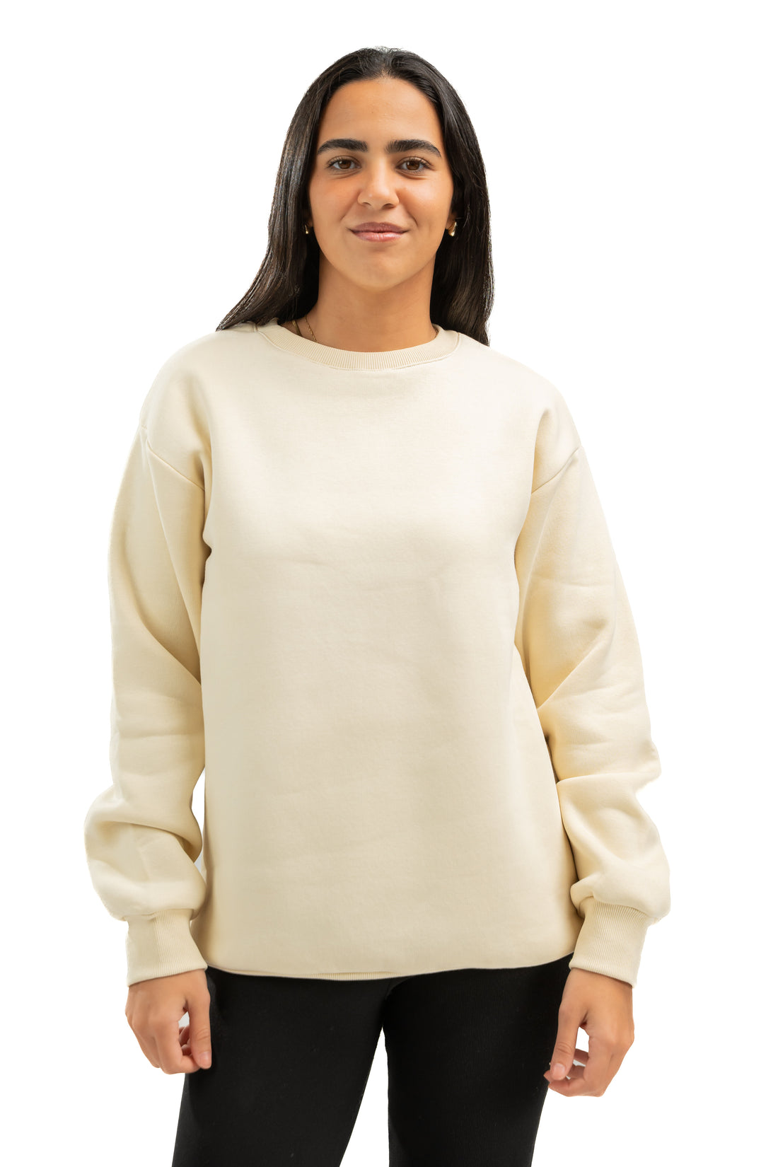 LIGHT BEIGE CREWNECK