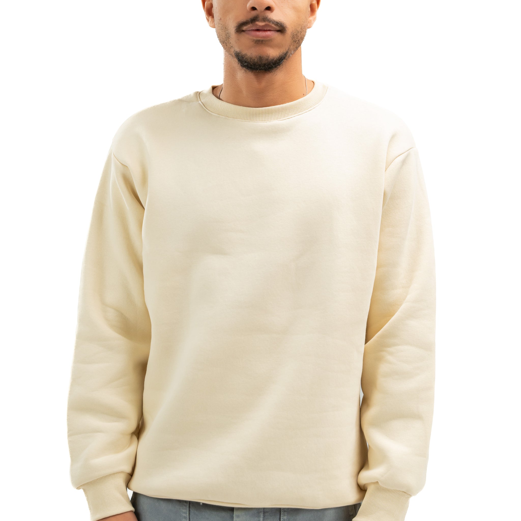 LIGHT BEIGE CREWNECK