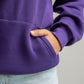 PURPLE OVER-SIZED HOODIE