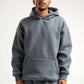 DARK GREY OVER-SIZED HOODIE
