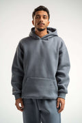 DARK GREY OVER-SIZED HOODIE
