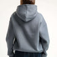 DARK GREY OVER-SIZED HOODIE