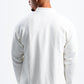 OFF-WHITE ZIP-UP RIBBED SWEATSHIRT