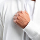 OFF-WHITE ZIP-UP RIBBED SWEATSHIRT