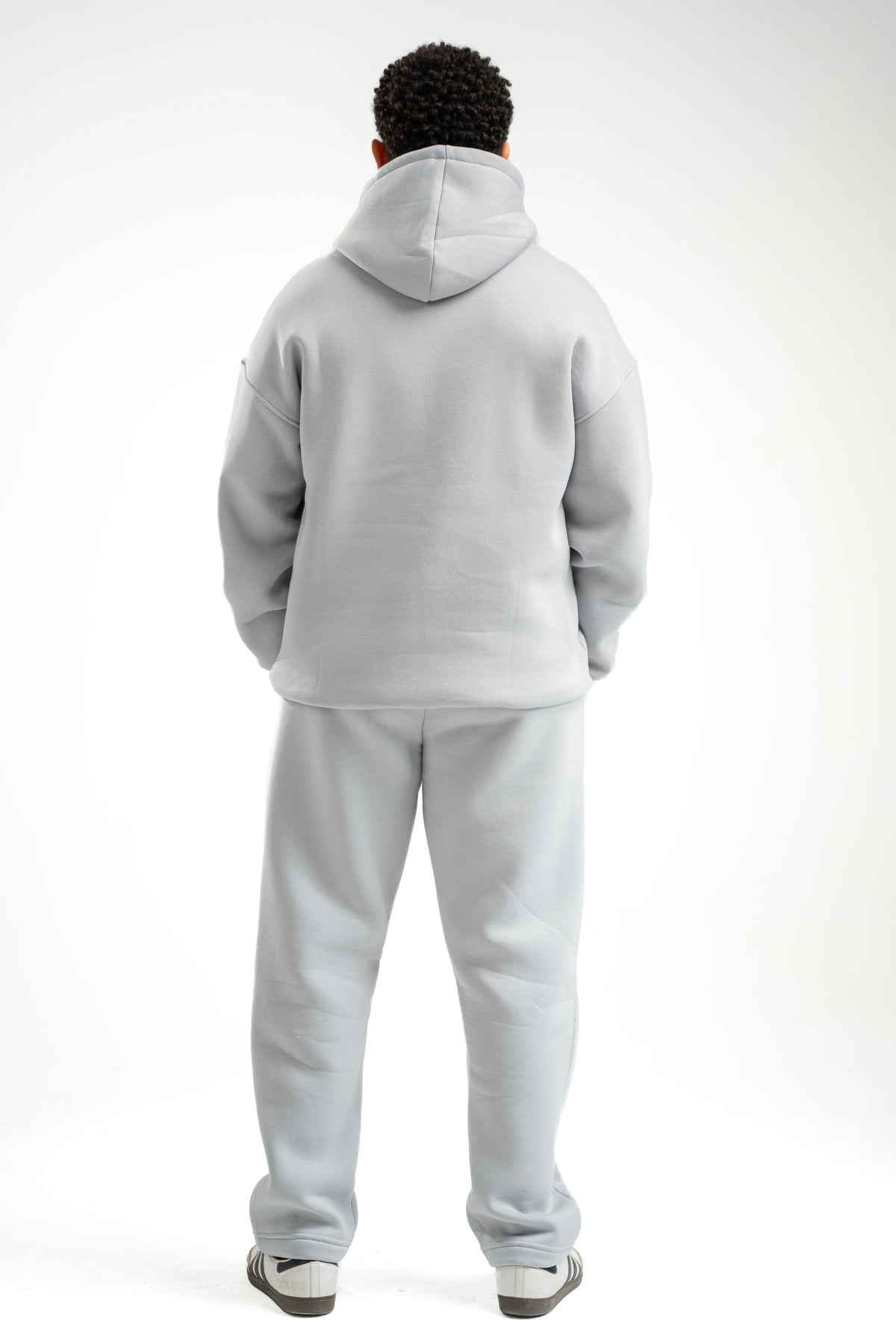 LIGHT GREY OVER-SIZED HOODIE