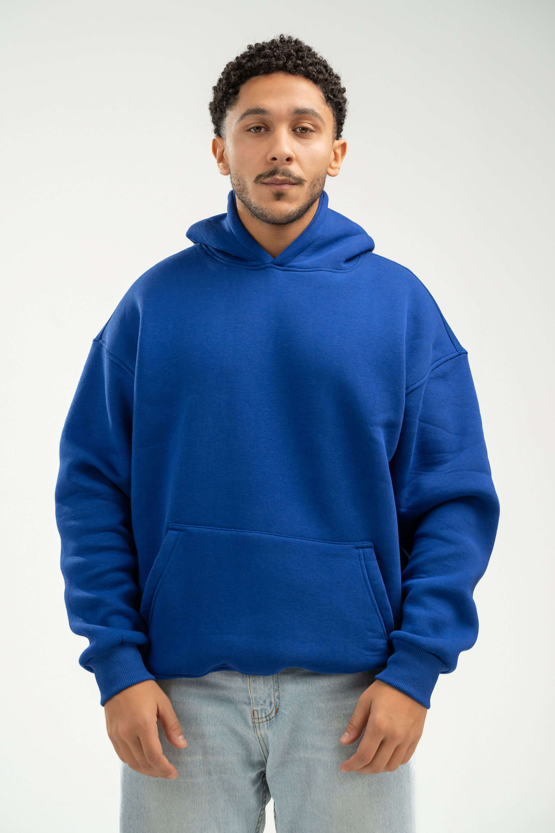 ELECTRIC BLUE OVER-SIZED HOODIE