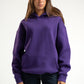 PURPLE OVER-SIZED HOODIE