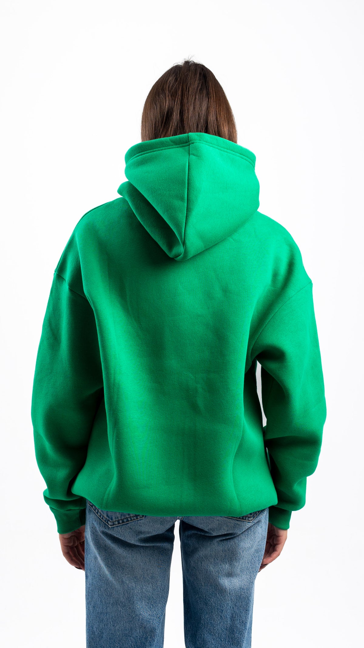 GREEN OVER-SIZED HOODIE