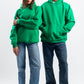 GREEN OVER-SIZED HOODIE
