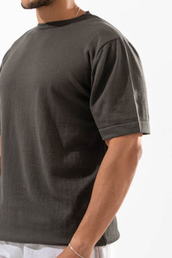 ROUND-NECK KNIT SHIRT 04