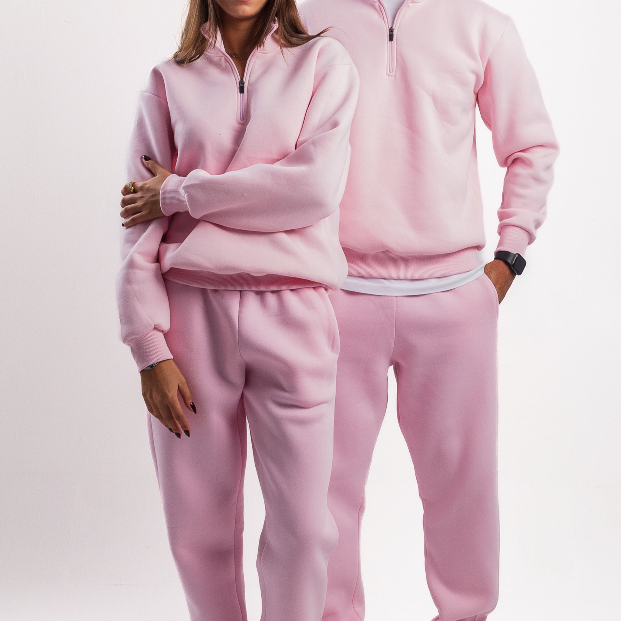 LIGHT PINK STRAIGHT SWEATPANTS