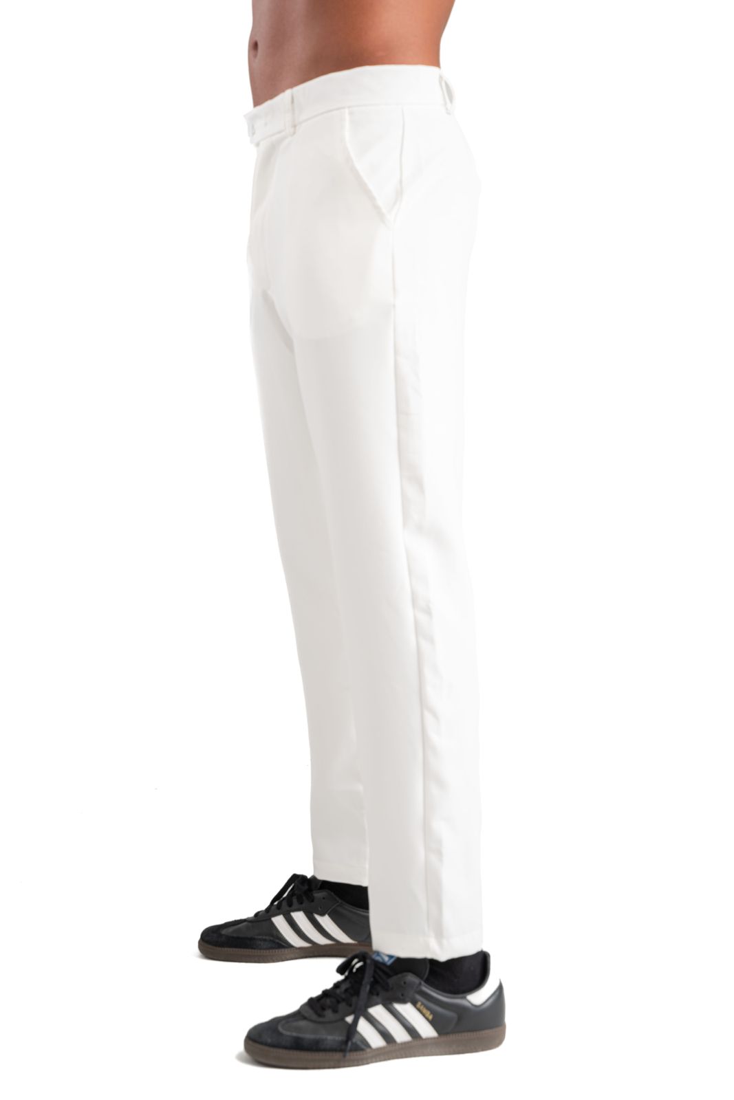 WHITE SEMI-FORMAL PANT