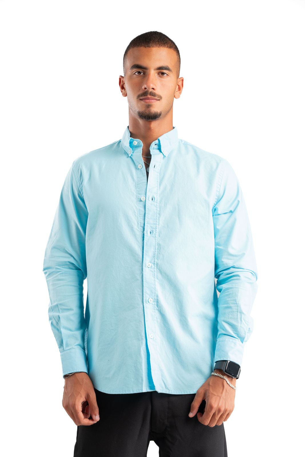 AQUA OXFORD SHIRT