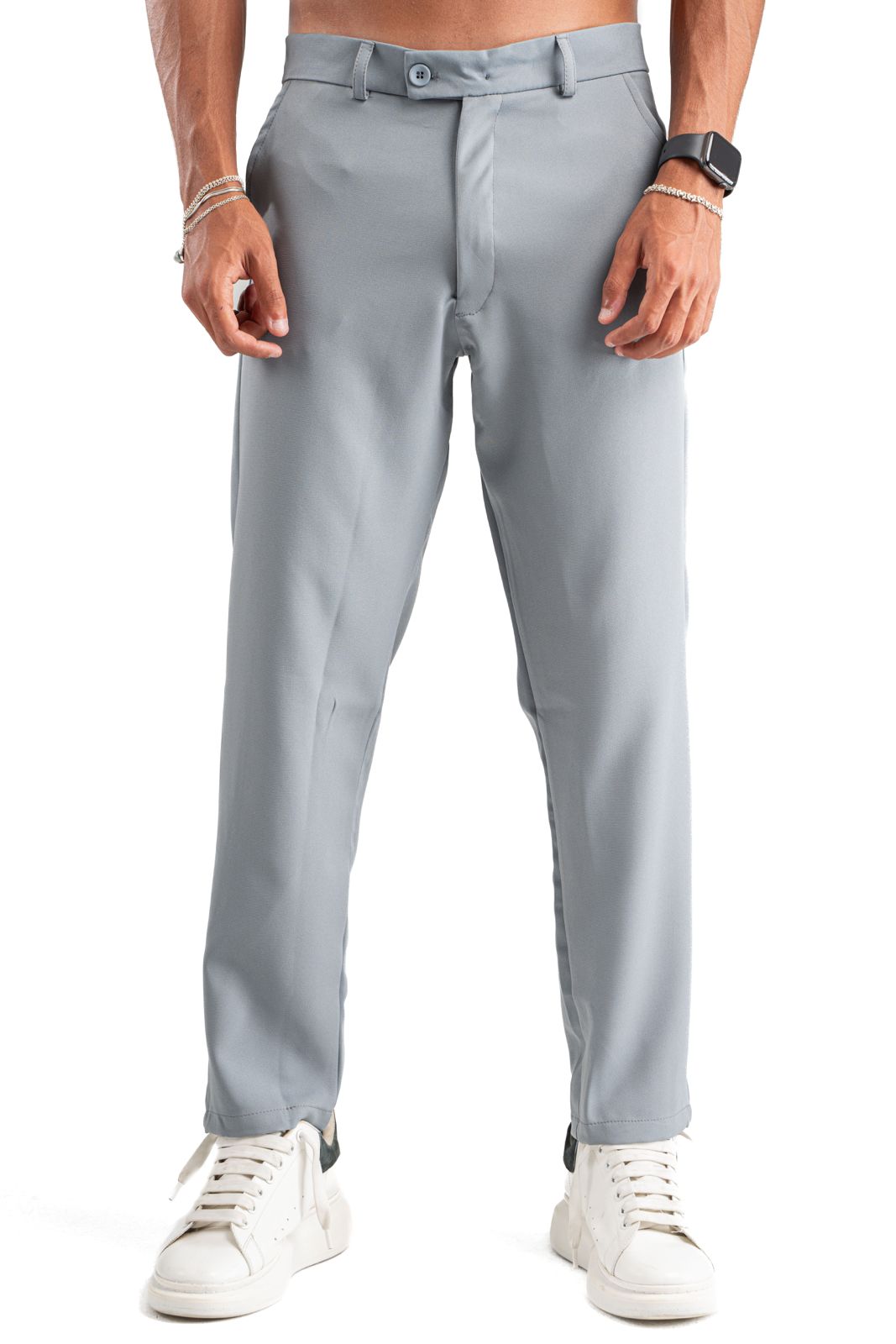 GREY SEMI-FORMAL PANT