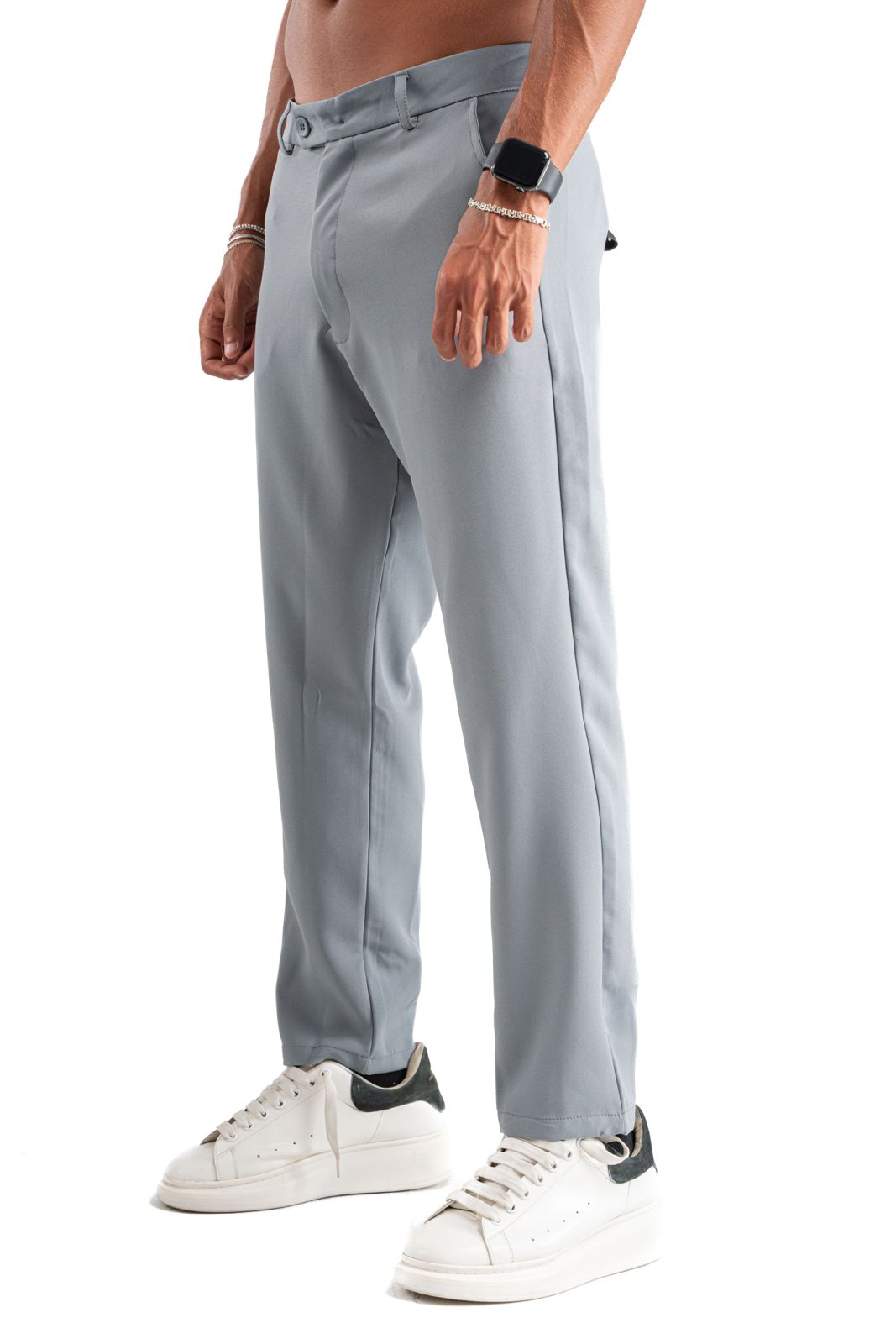 GREY SEMI-FORMAL PANT