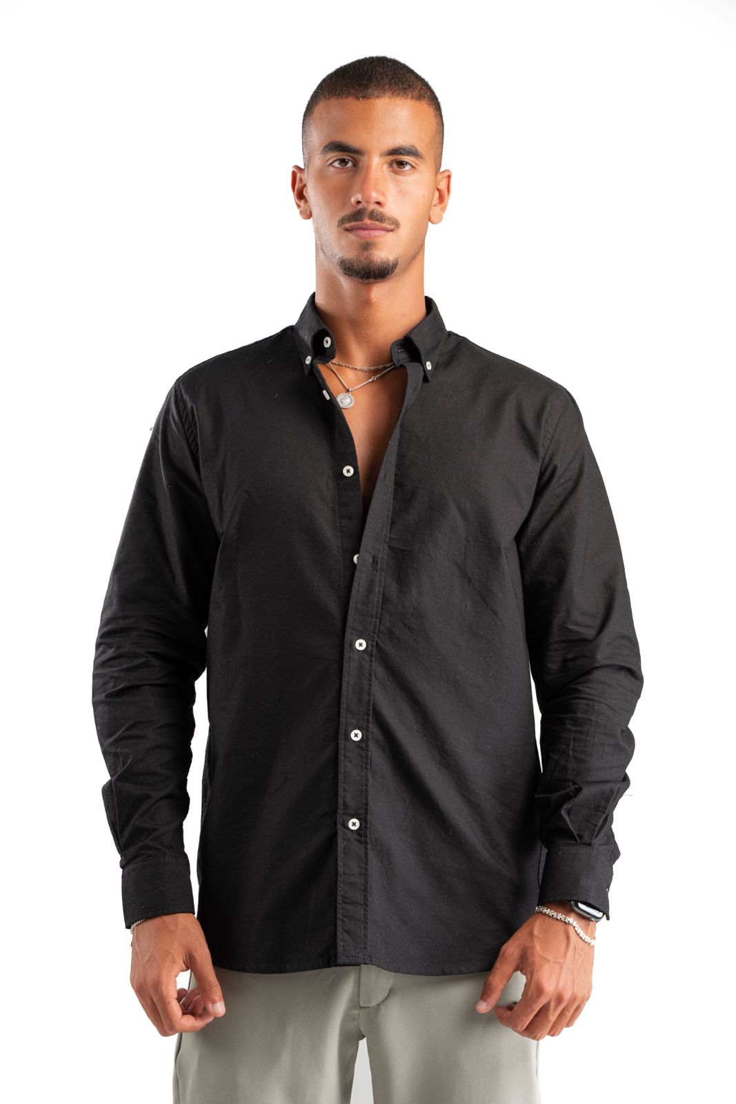 BLACK OXFORD SHIRT