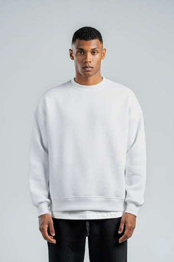 OFF-WHITE BOXY-FIT CREWNECK