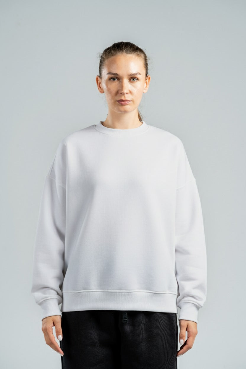 OFF-WHITE BOXY-FIT CREWNECK