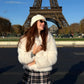 PARIS WHITE FUR JACKET