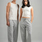 ASH GREY RELAXED LIGHTWEIGHT SWEATPANTS