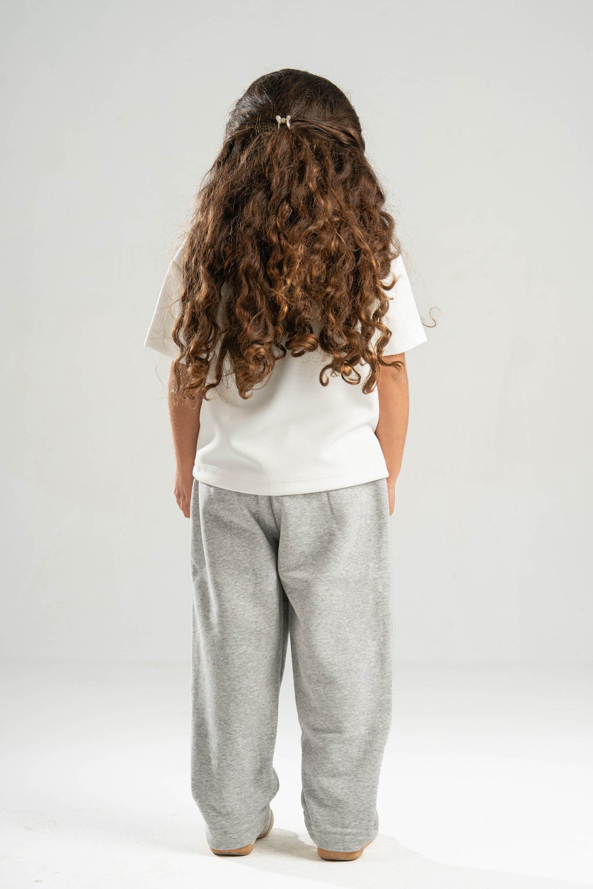 ASH GREY LITTLE ONES RELAXED LIGHTWEIGHT SWEATPANTS