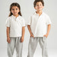 ASH GREY LITTLE ONES RELAXED LIGHTWEIGHT SWEATPANTS