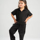 BLACK LITTLE ONES RELAXED LIGHTWEIGHT SWEATPANTS