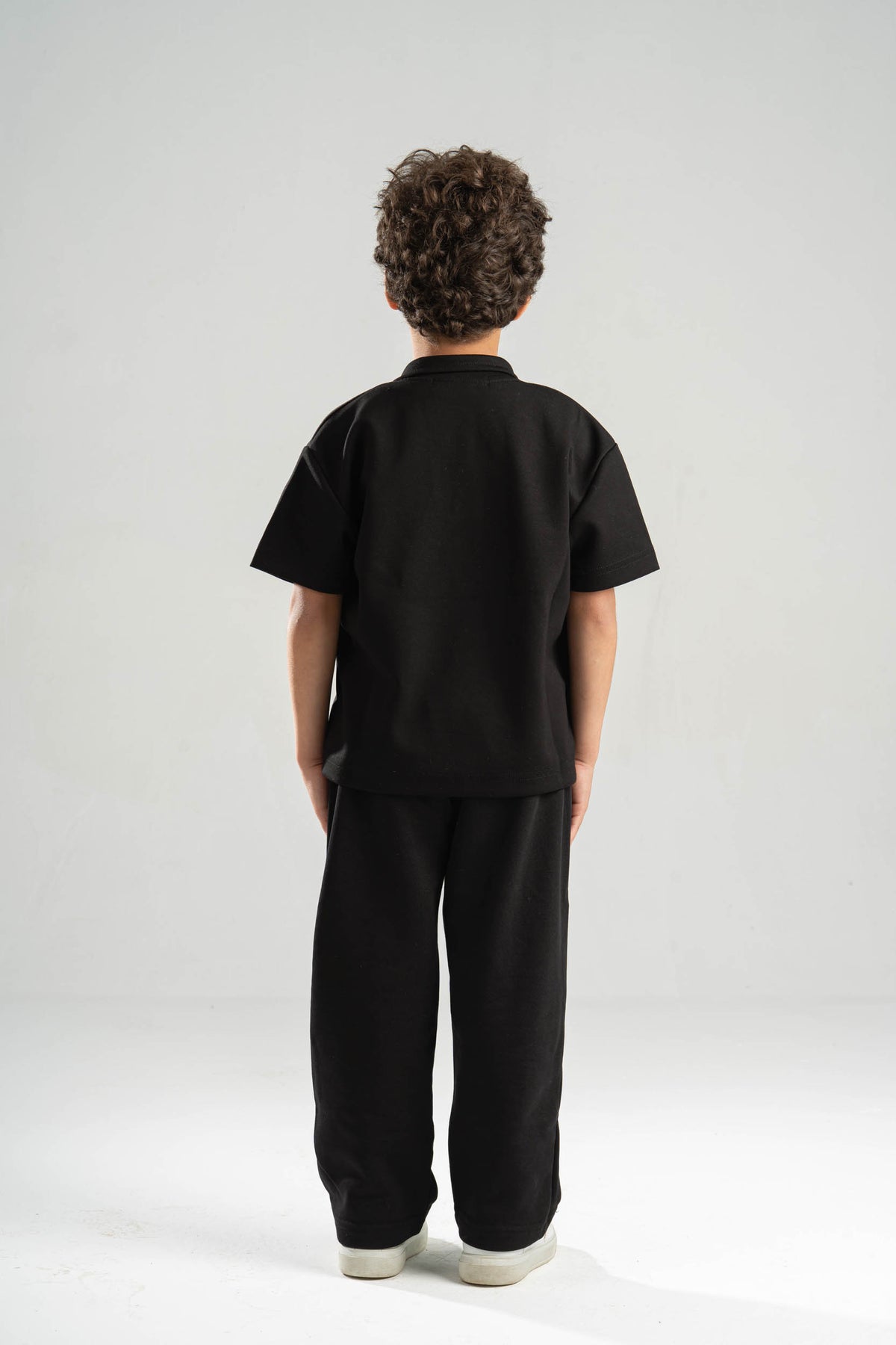 BLACK LITTLE ONES RELAXED LIGHTWEIGHT SWEATPANTS