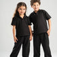 BLACK LITTLE ONES RELAXED LIGHTWEIGHT SWEATPANTS
