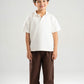 DARK BROWN LITTLE ONES RELAXED LIGHTWEIGHT SWEATPANTS