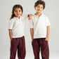 BURGUNDY LITTLE ONES RELAXED LIGHTWEIGHT SWEATPANTS
